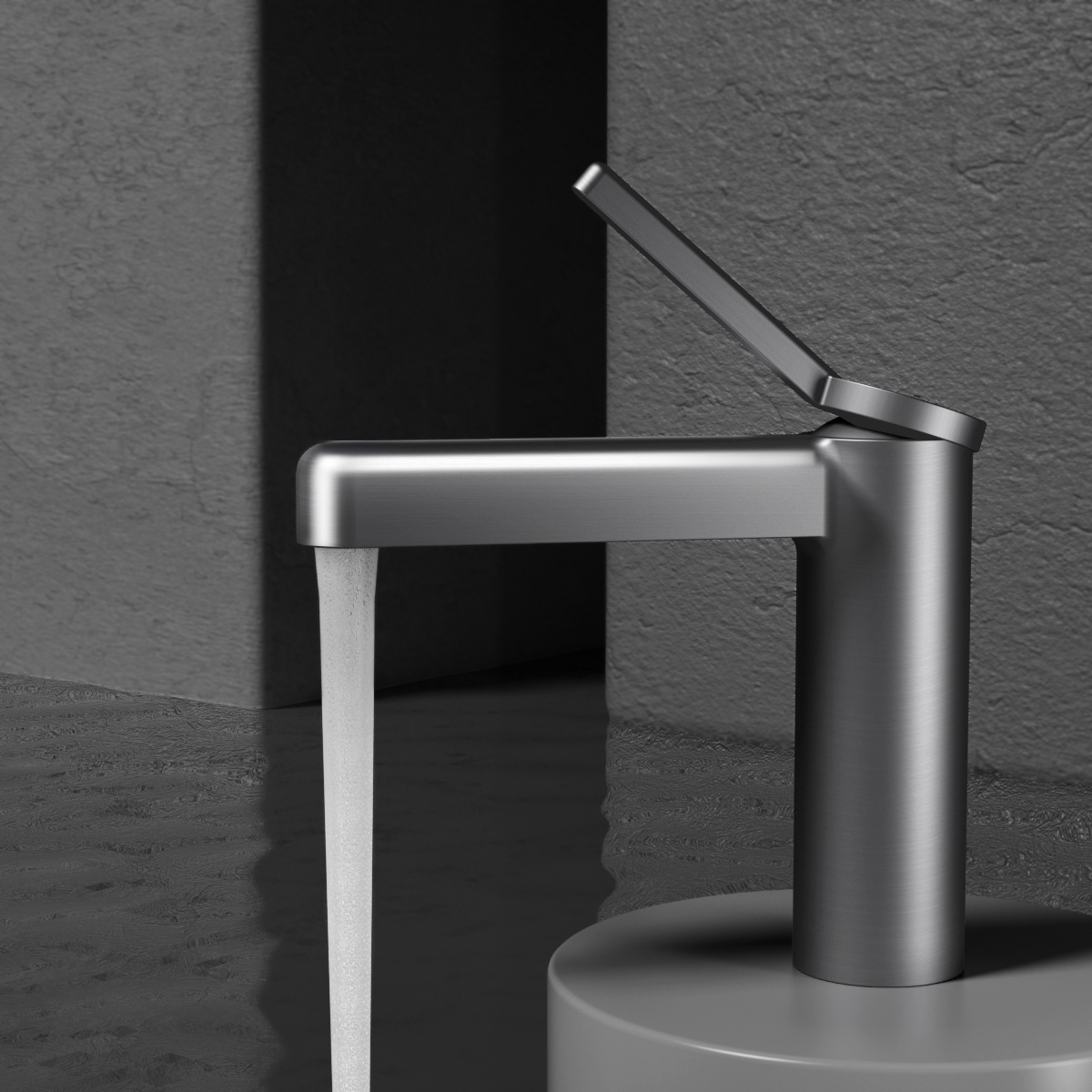 water tap，bathroom，product design，Kitchen and bathroom products，C4D rendering，