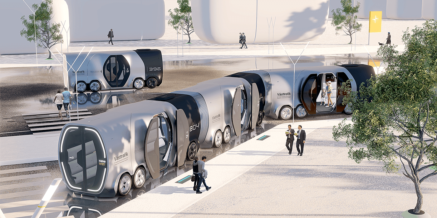bus，Polar Star Design Competition，Traffic design，tram，