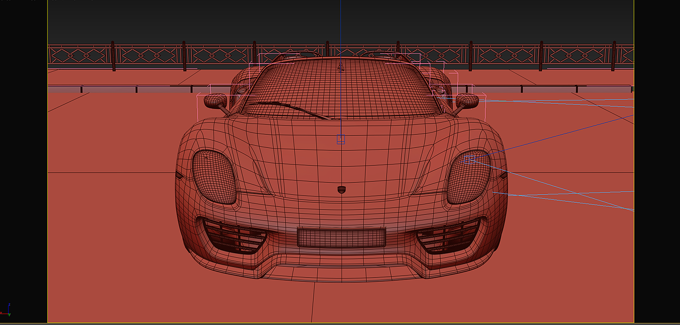 保时捷，918 Spyder，引擎跑车，汽车设计，