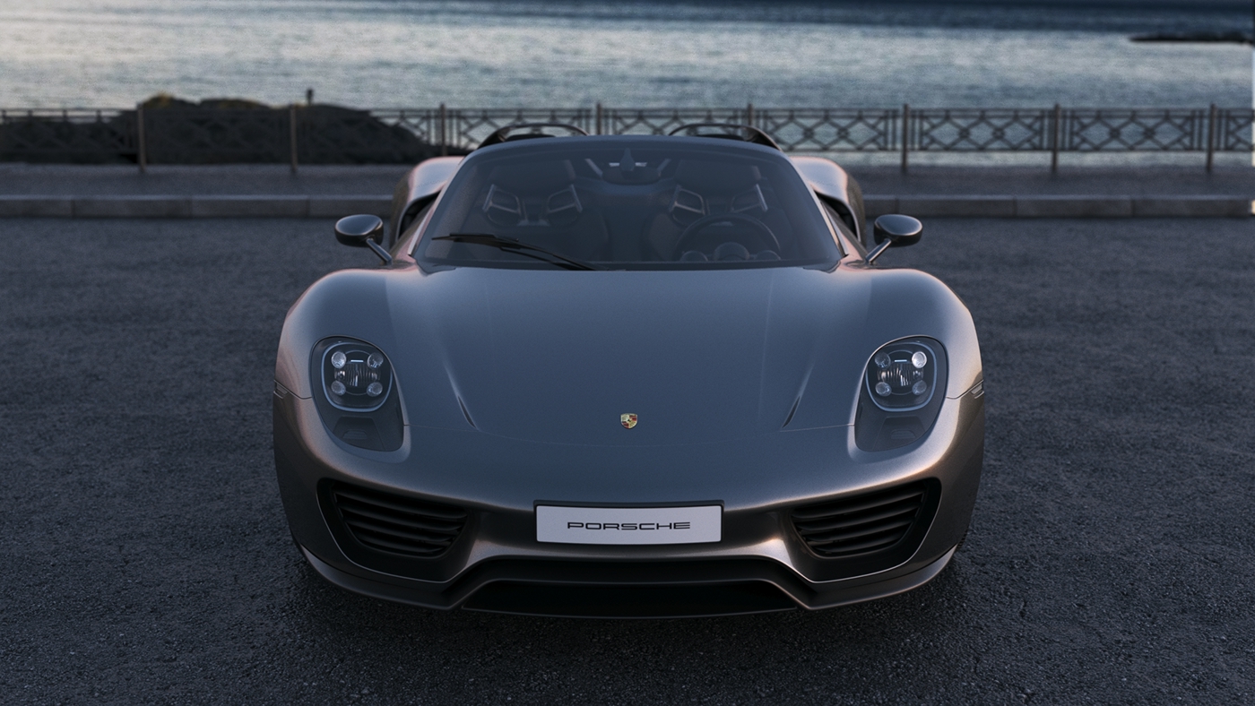 Porsche，918 Spyder，Engine sports car，Automobile design，