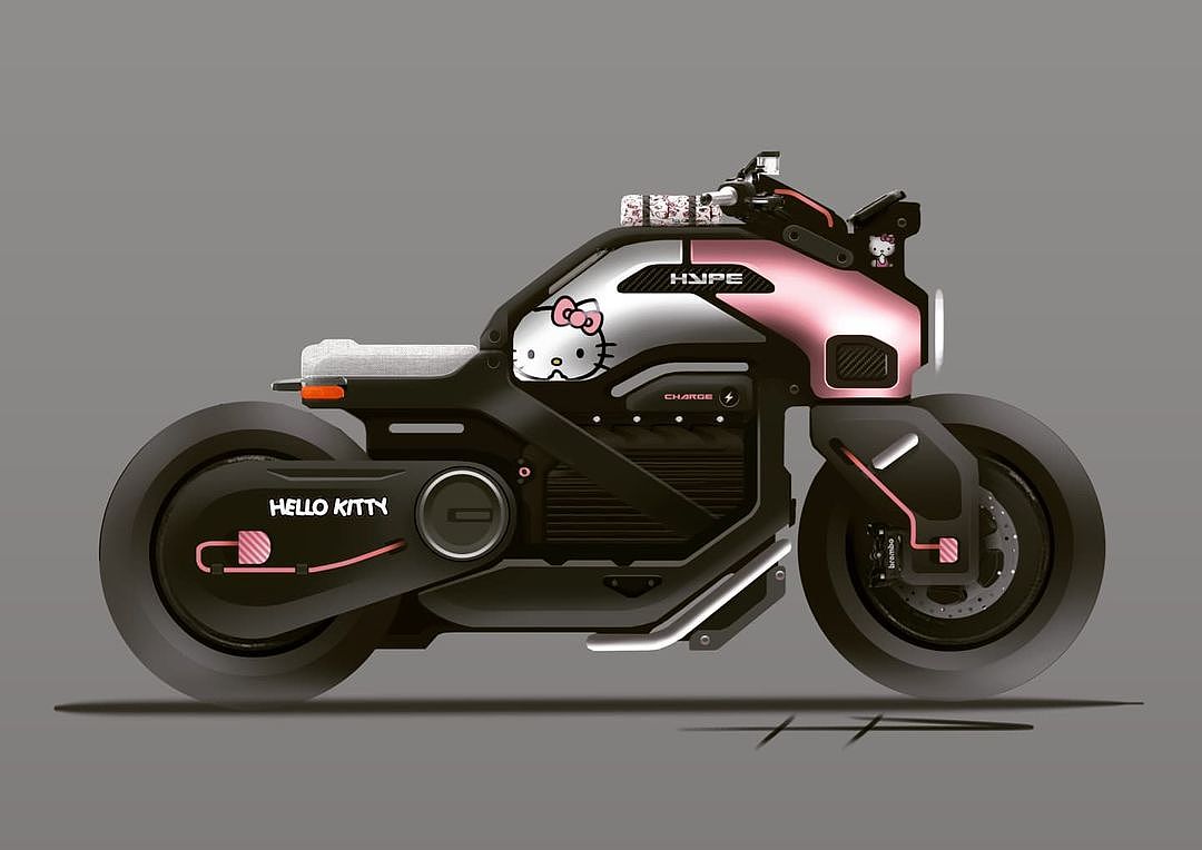 sketch，motorcycle，