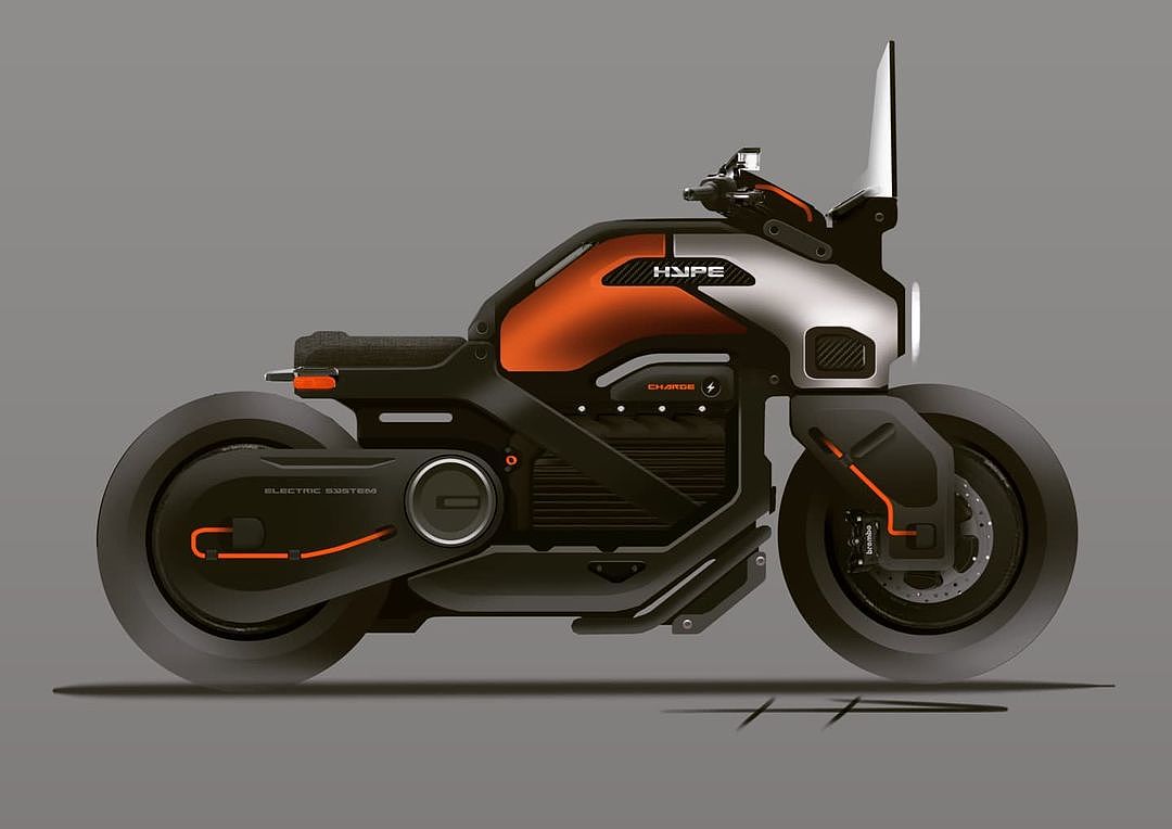 sketch，motorcycle，