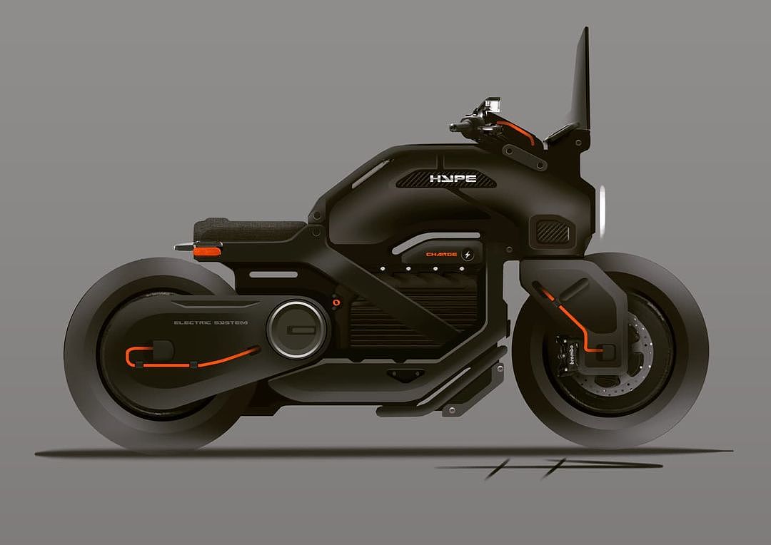 sketch，motorcycle，