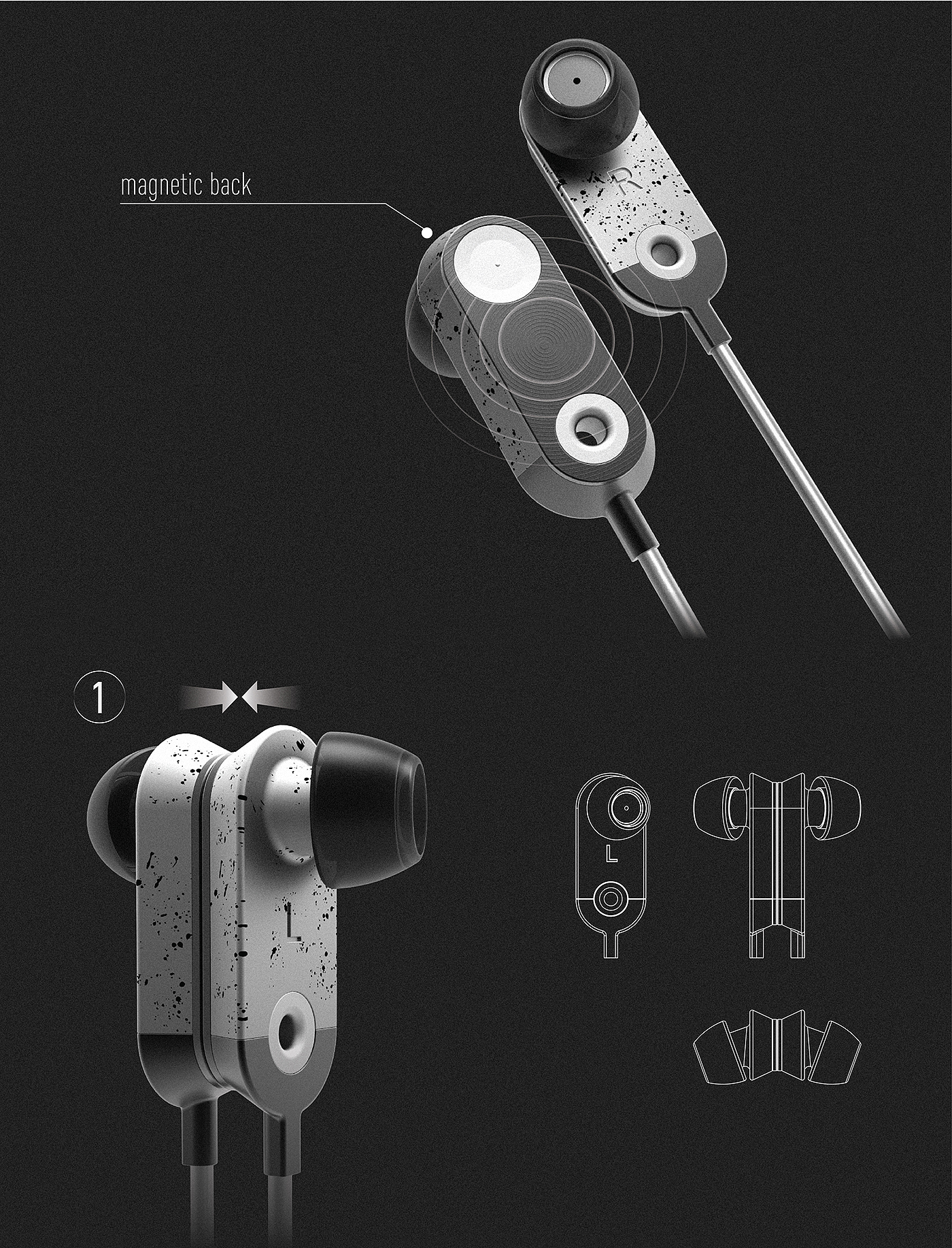 NEXO，headset，Digital，product design，