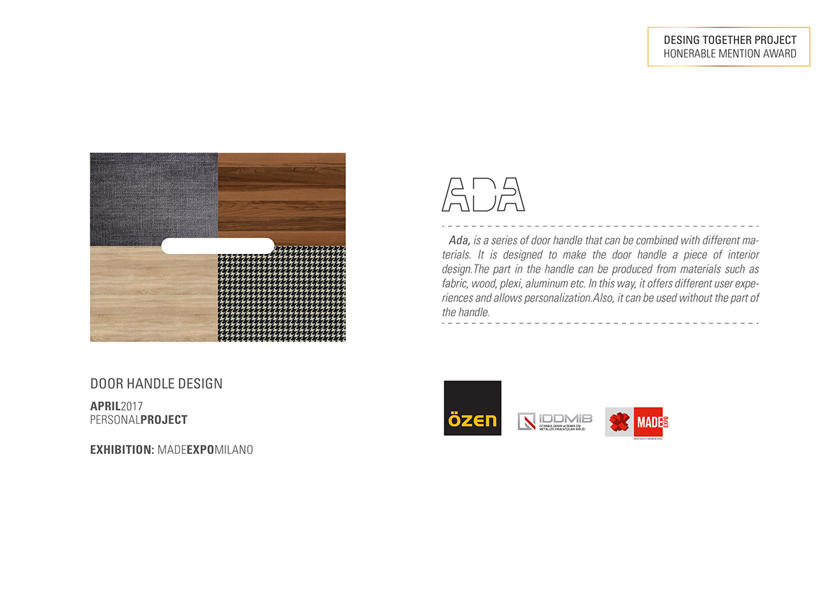 doorknob，ADA，wood，aluminium，Textile，