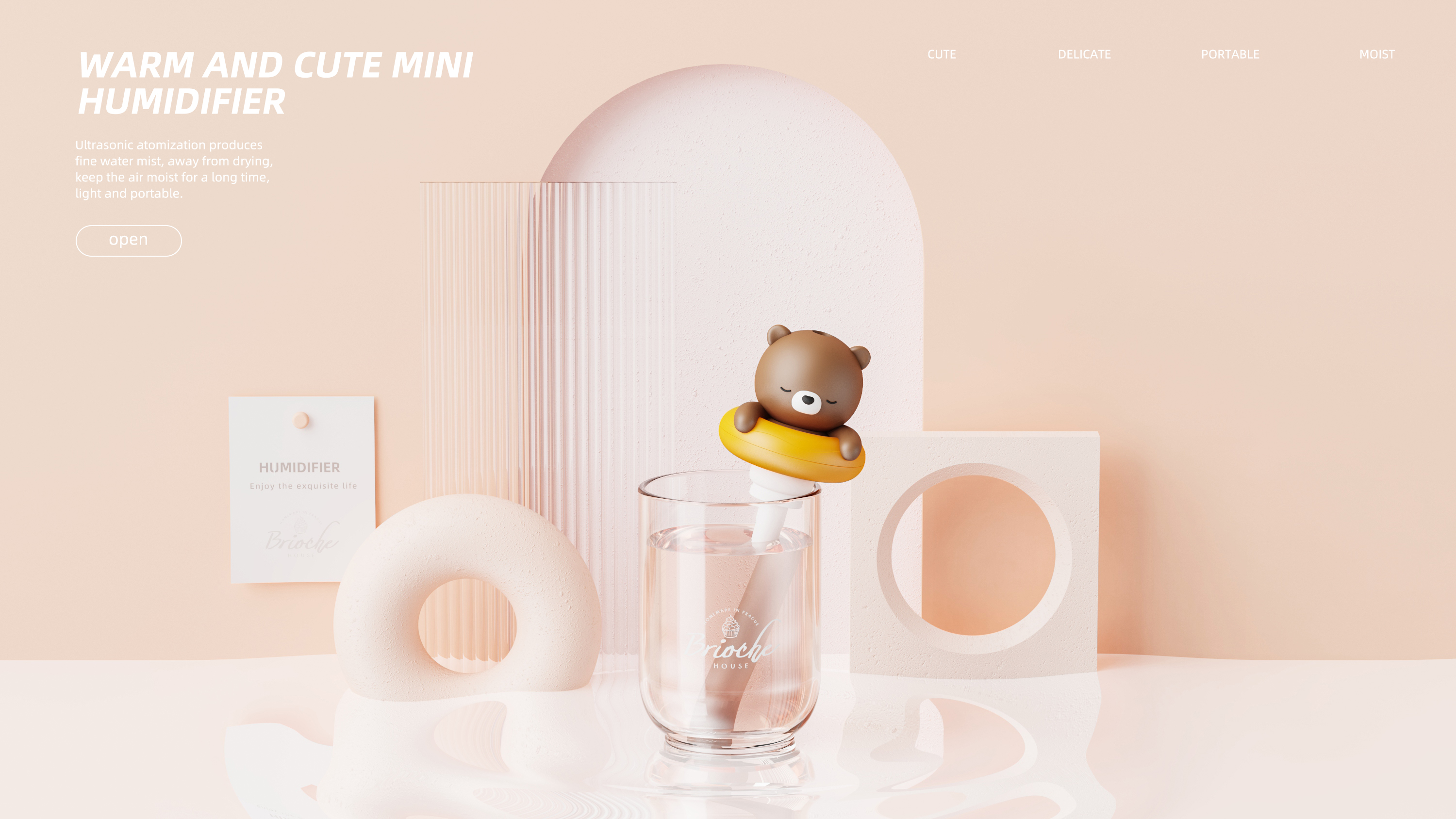 Humidifier，Water replenishing instrument，lovely，adorable，