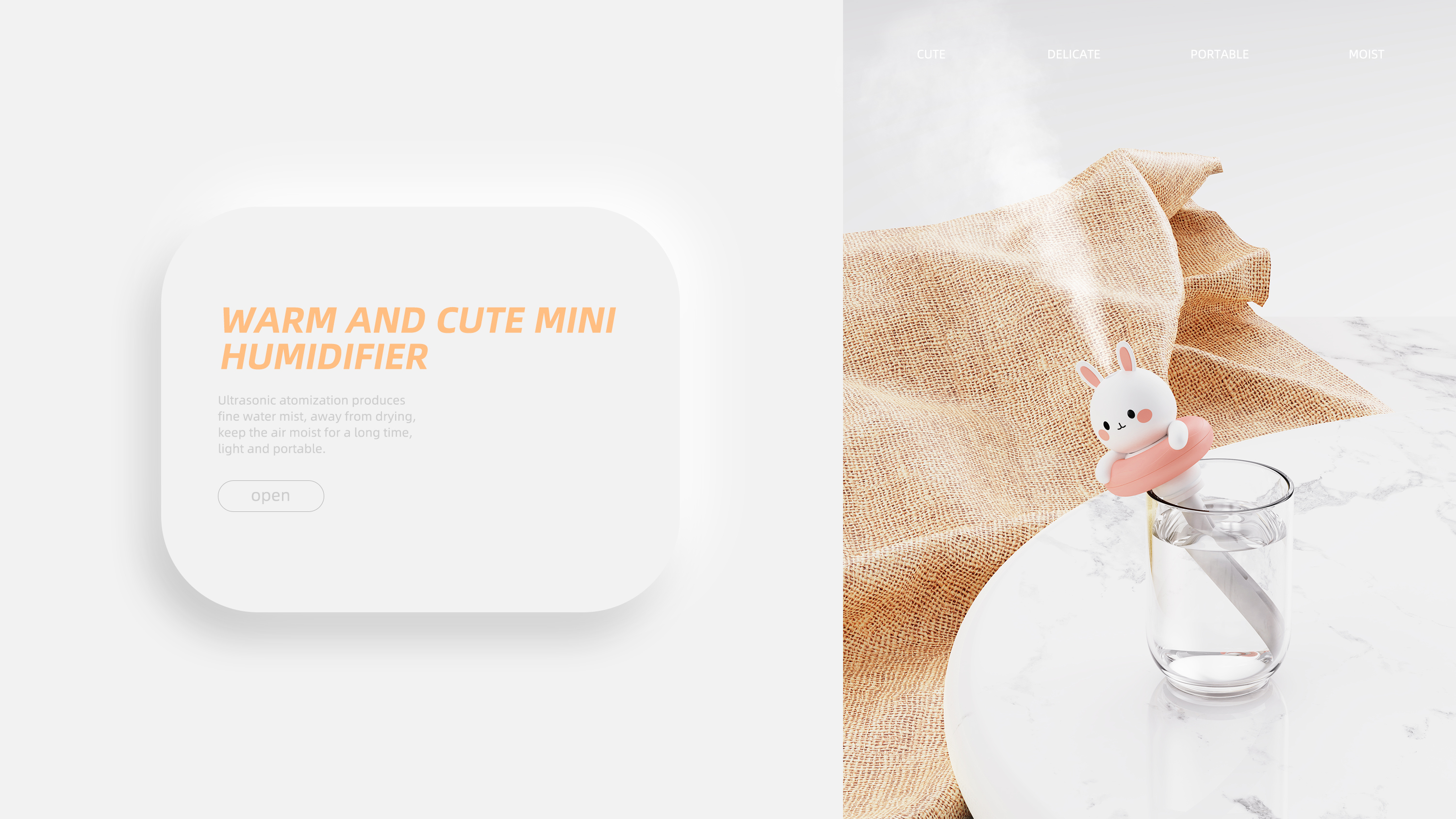 Humidifier，Water replenishing instrument，lovely，adorable，