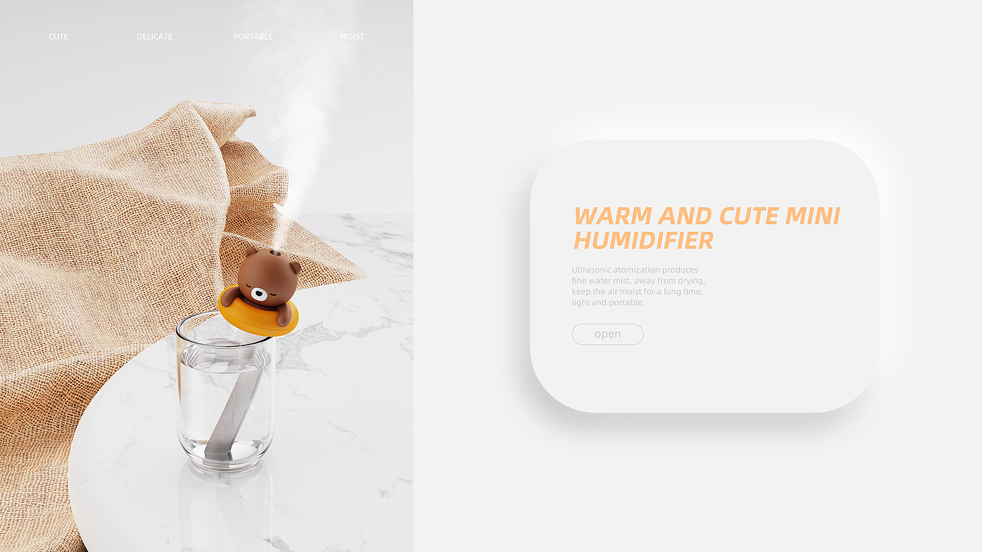 Humidifier，Water replenishing instrument，lovely，adorable，