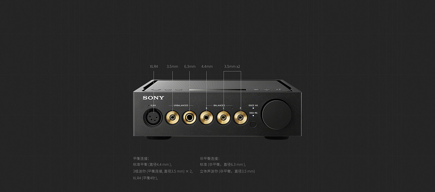 TA-ZH1ES，sony，Desktop headset amplification，