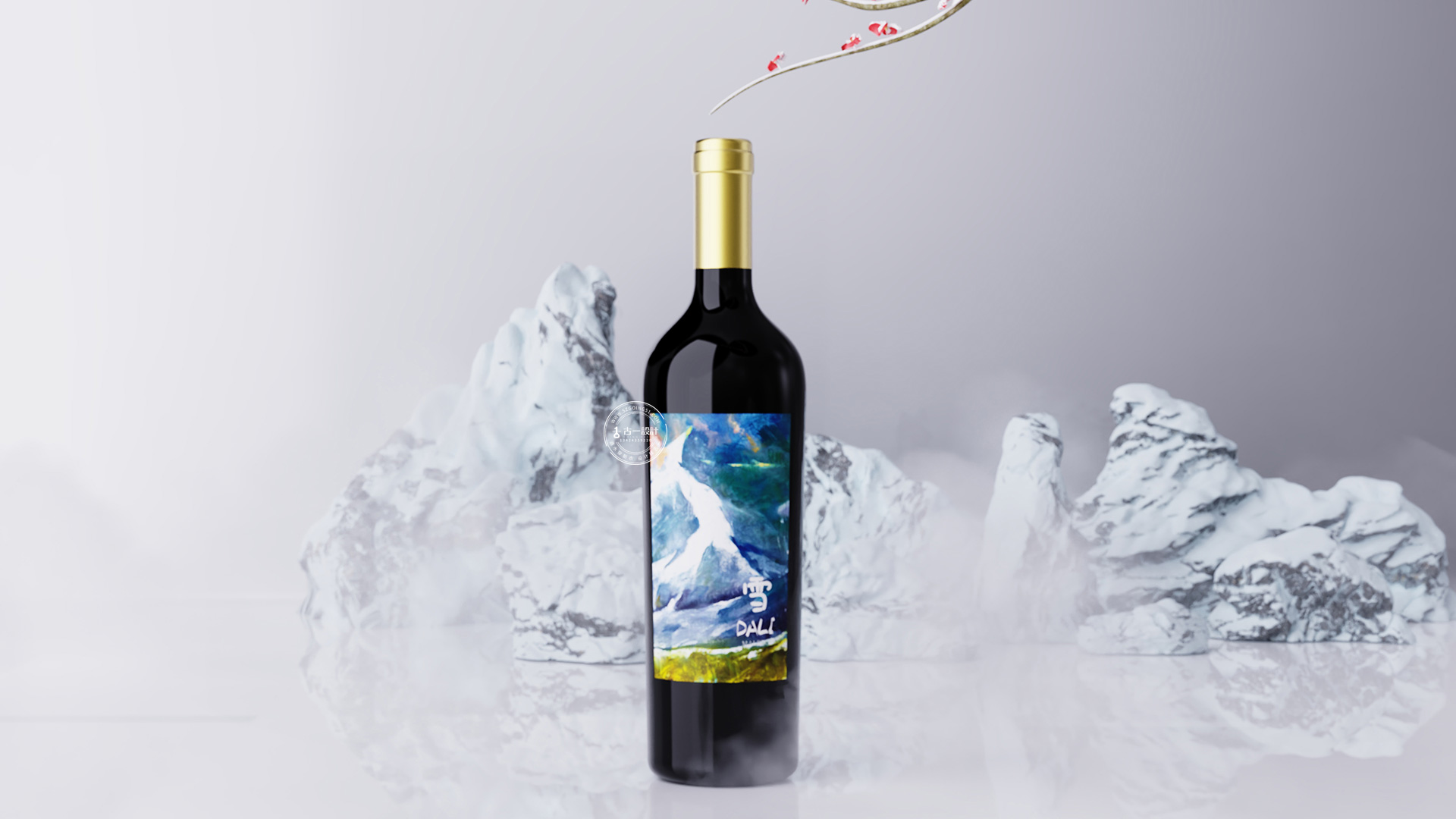 Red wine packaging design，Gu Yi design，