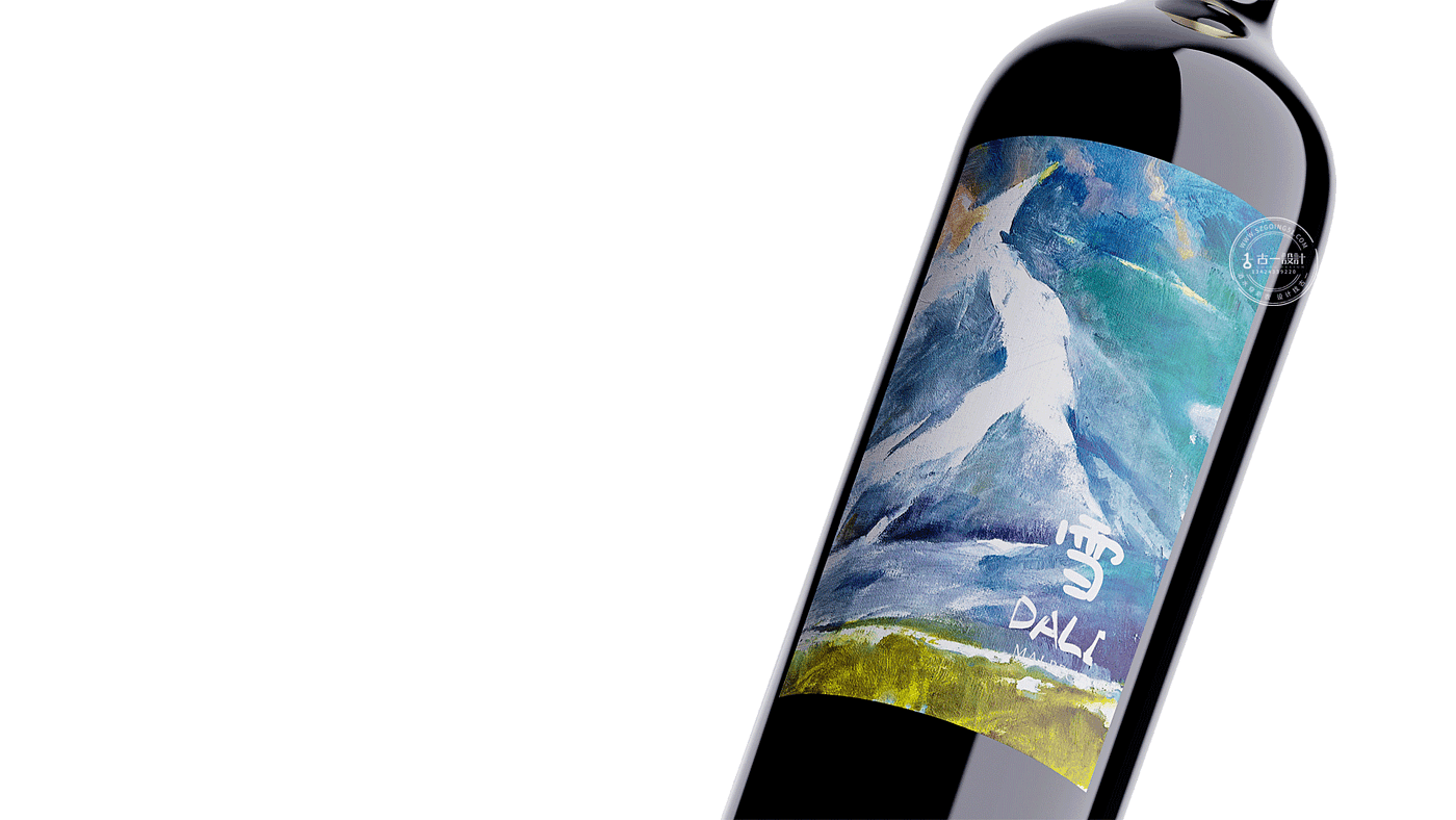 Red wine packaging design，Gu Yi design，