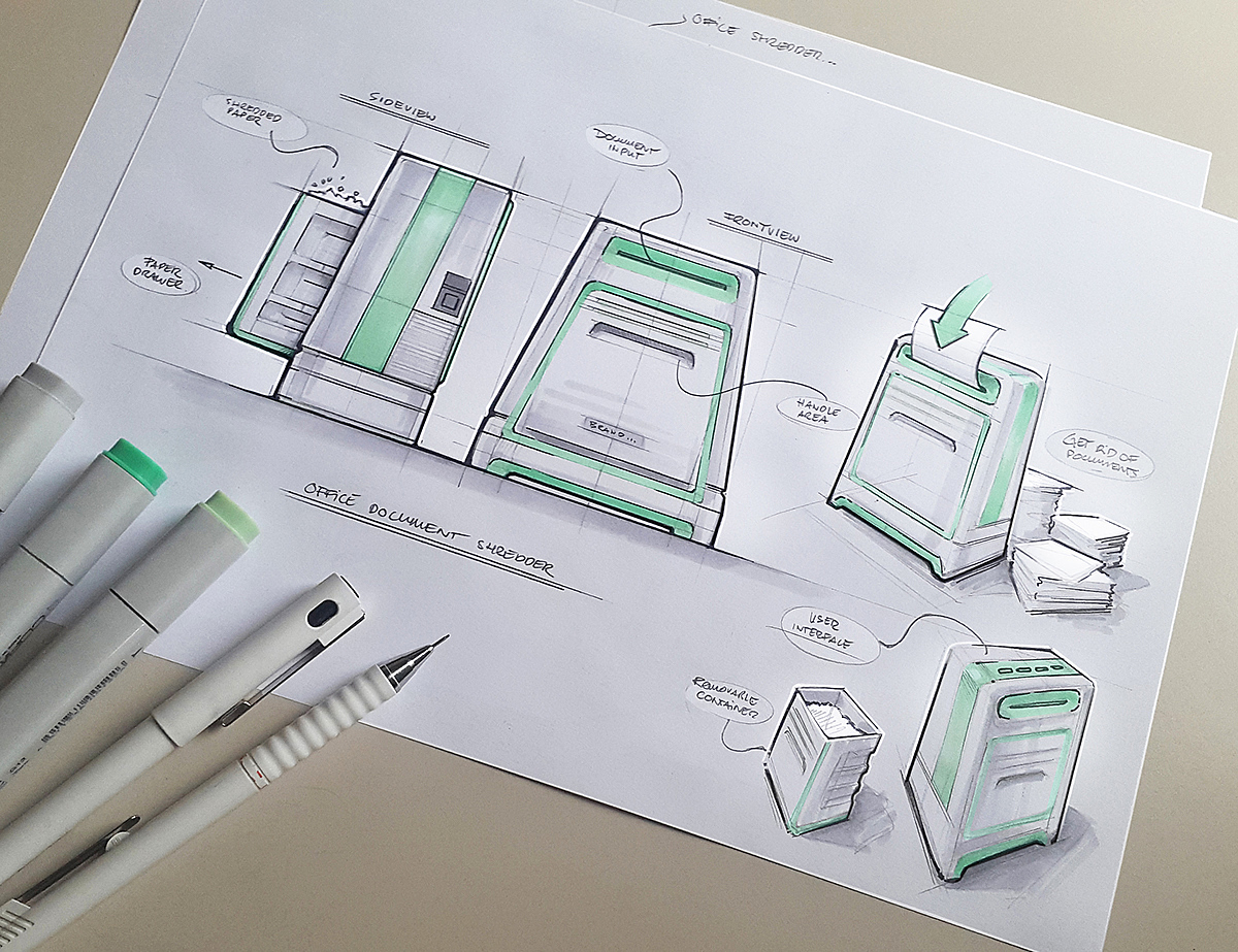 Hand drawn，product design，industrial design，painting，