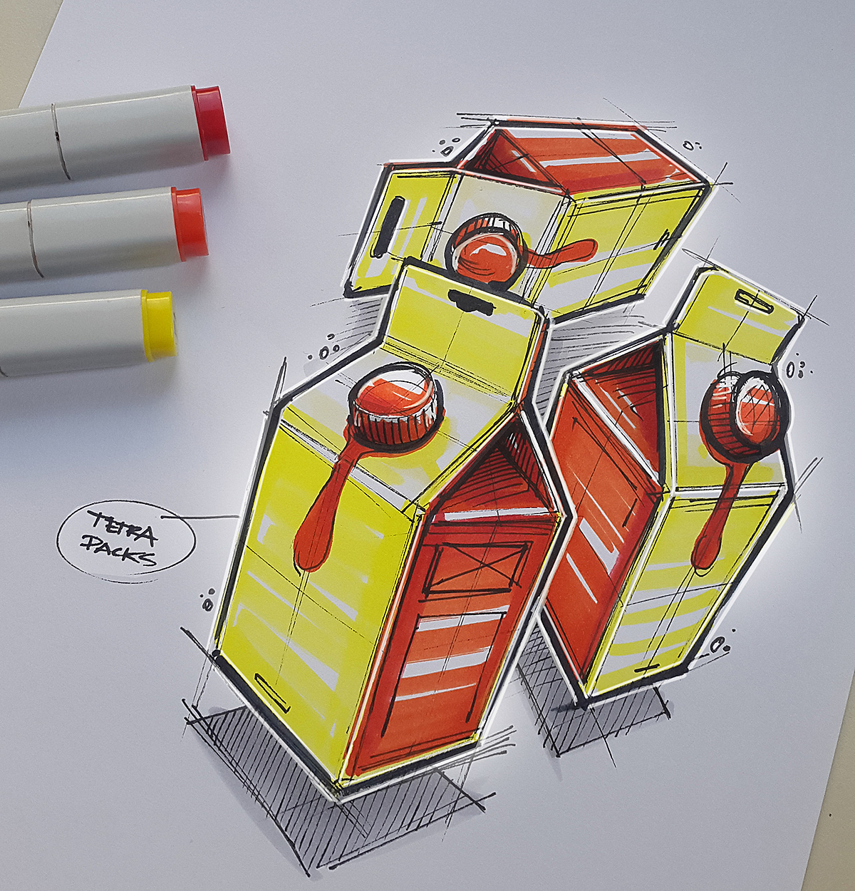 Hand drawn，product design，industrial design，painting，