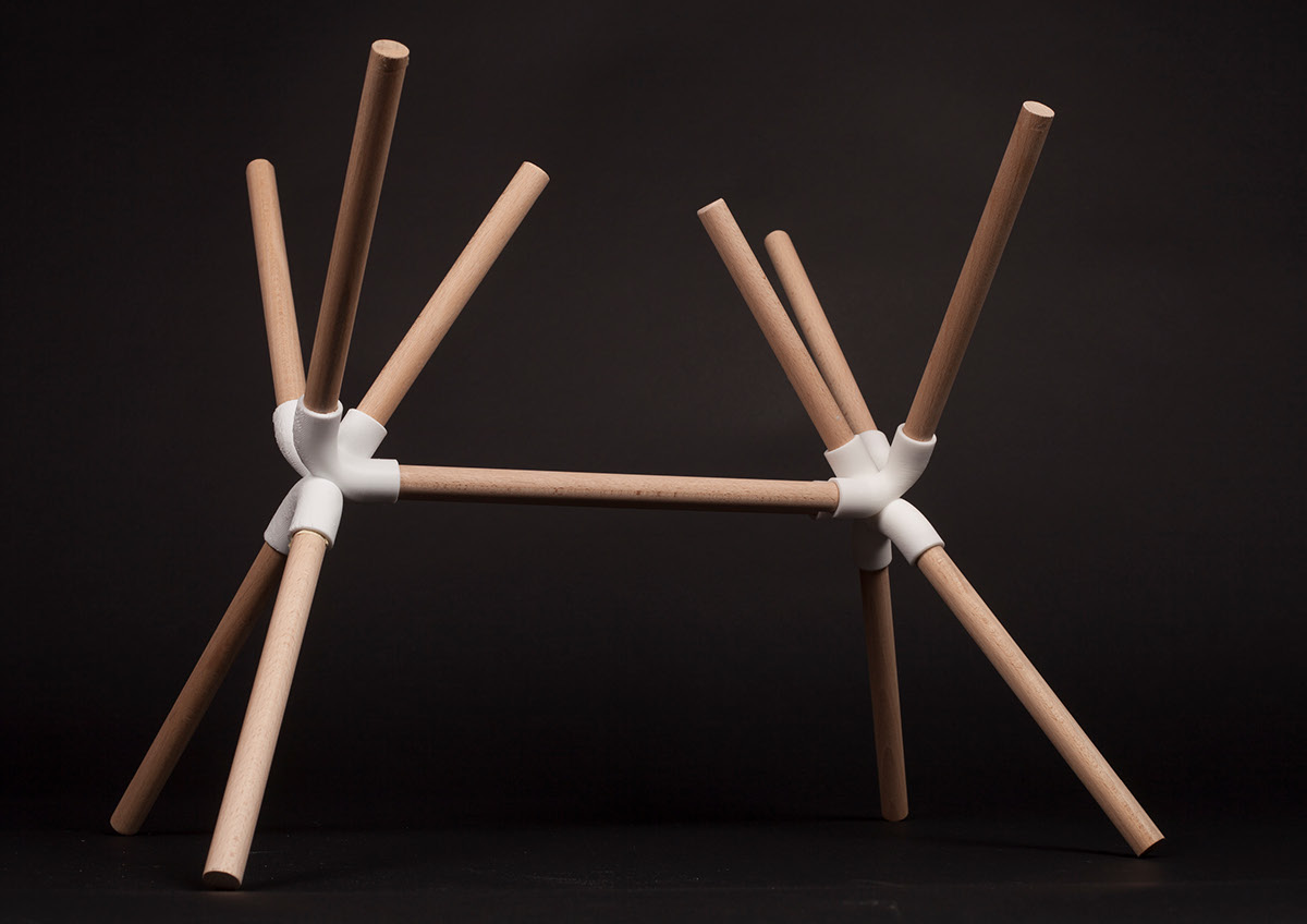 wood，3D printer，Joinery，Human body structure，