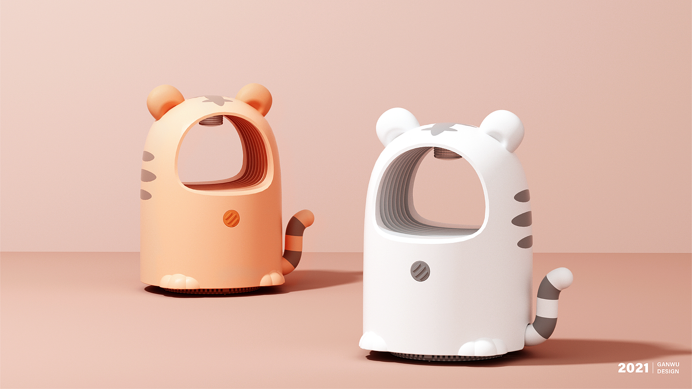 Mosquito killing lamp，Cute and interesting style，Cartoon style，tiger，lion，