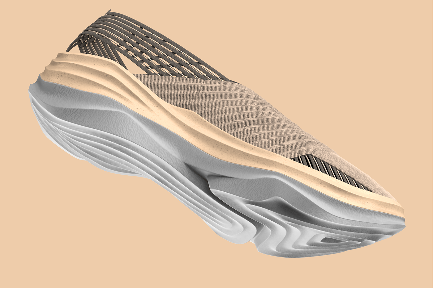 shoes，Vamp，ripple，