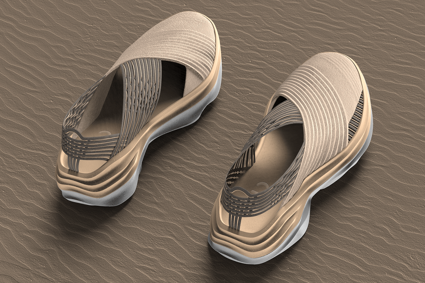 shoes，Vamp，ripple，