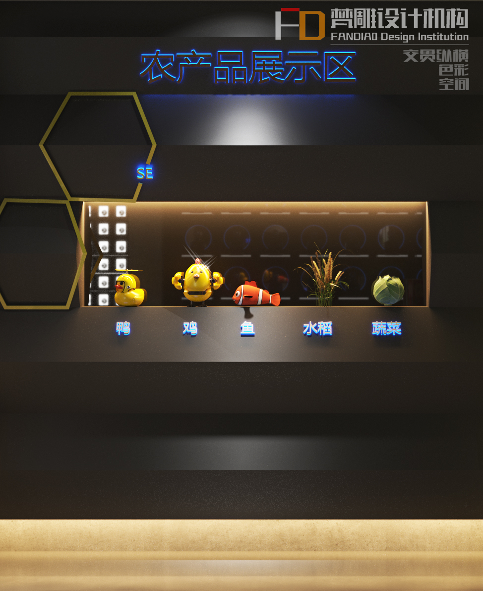 Agricultural products exhibition hall，