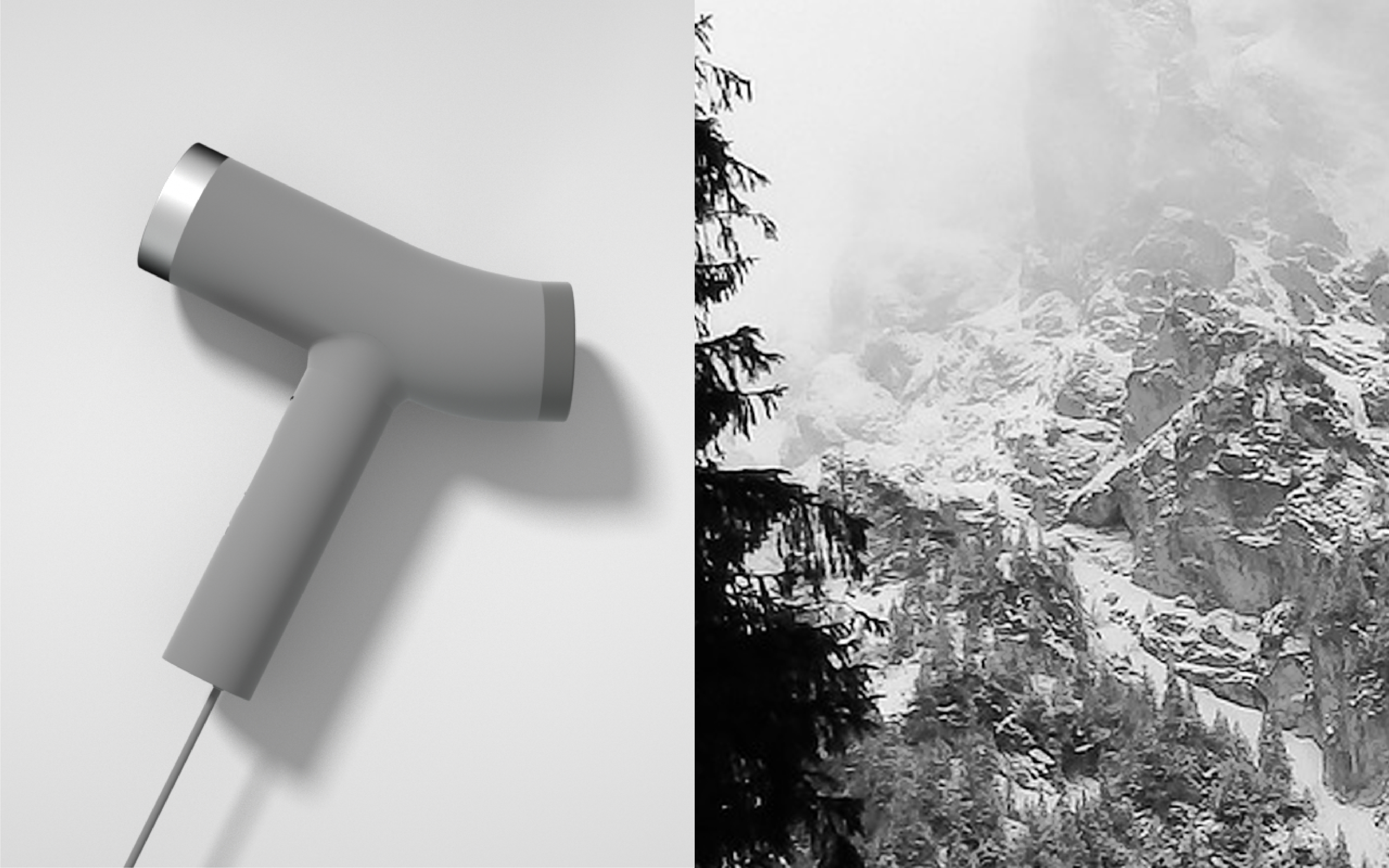 product design，hair drier，rhino，c4d，keyshot，Kitchen bathroom，3C home appliances，Personal beauty care，