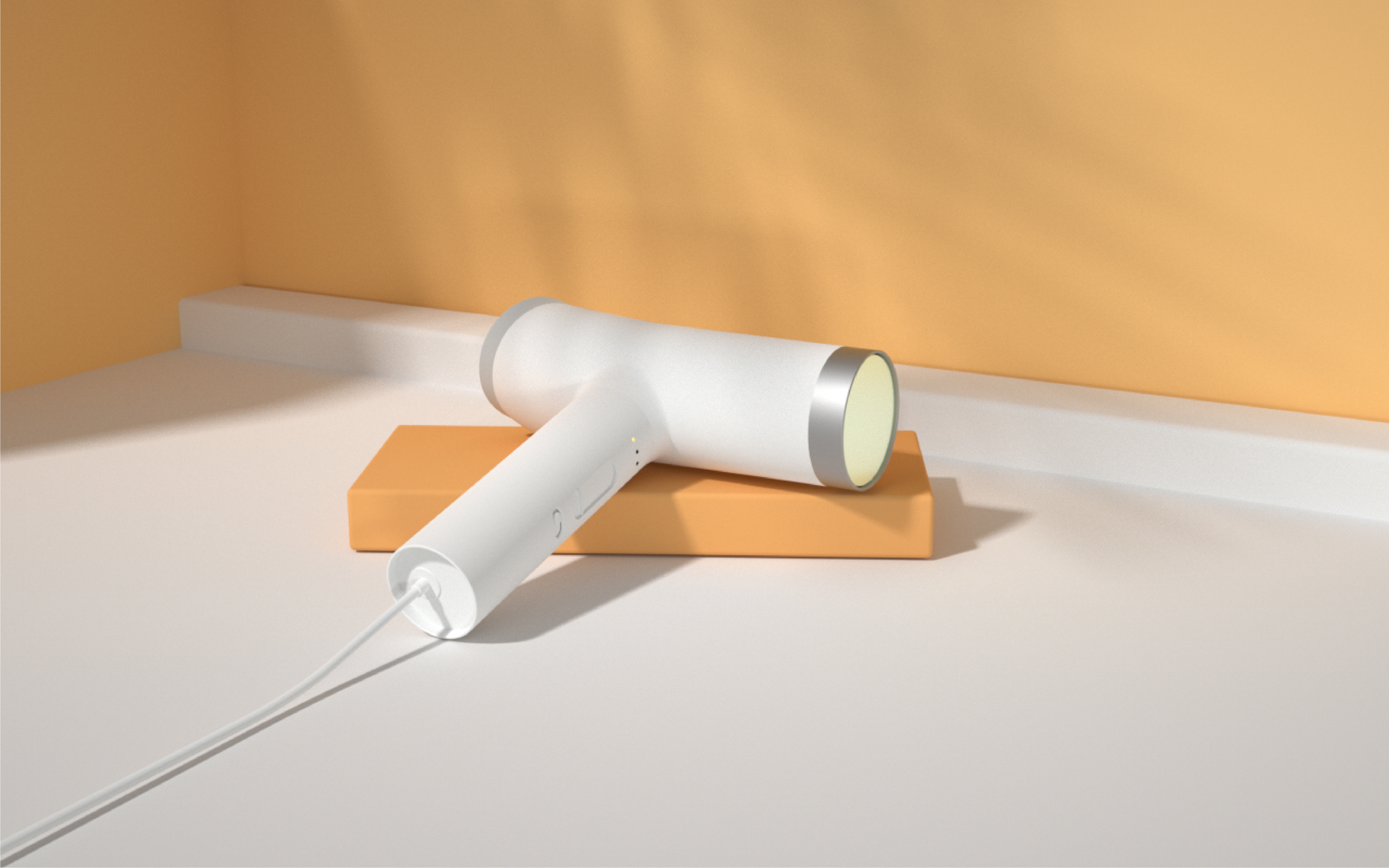 hair drier，Light energy hair dryer，household electrical appliances，Personal beauty care，Hair，hold，product design，Render，