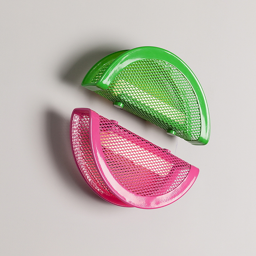 Wall lamp，Symmetrical geometry，decorate，colourful，