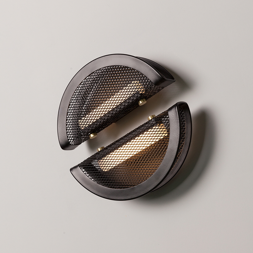 Wall lamp，Symmetrical geometry，decorate，colourful，