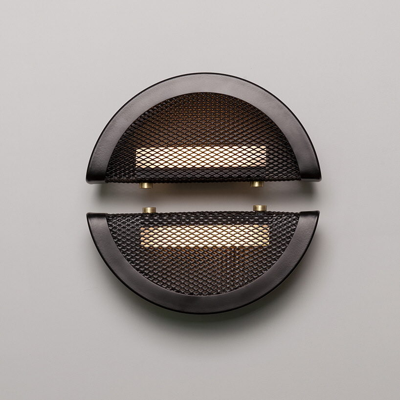 Wall lamp，Symmetrical geometry，decorate，colourful，