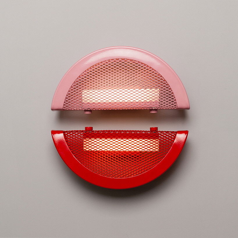 Wall lamp，Symmetrical geometry，decorate，colourful，