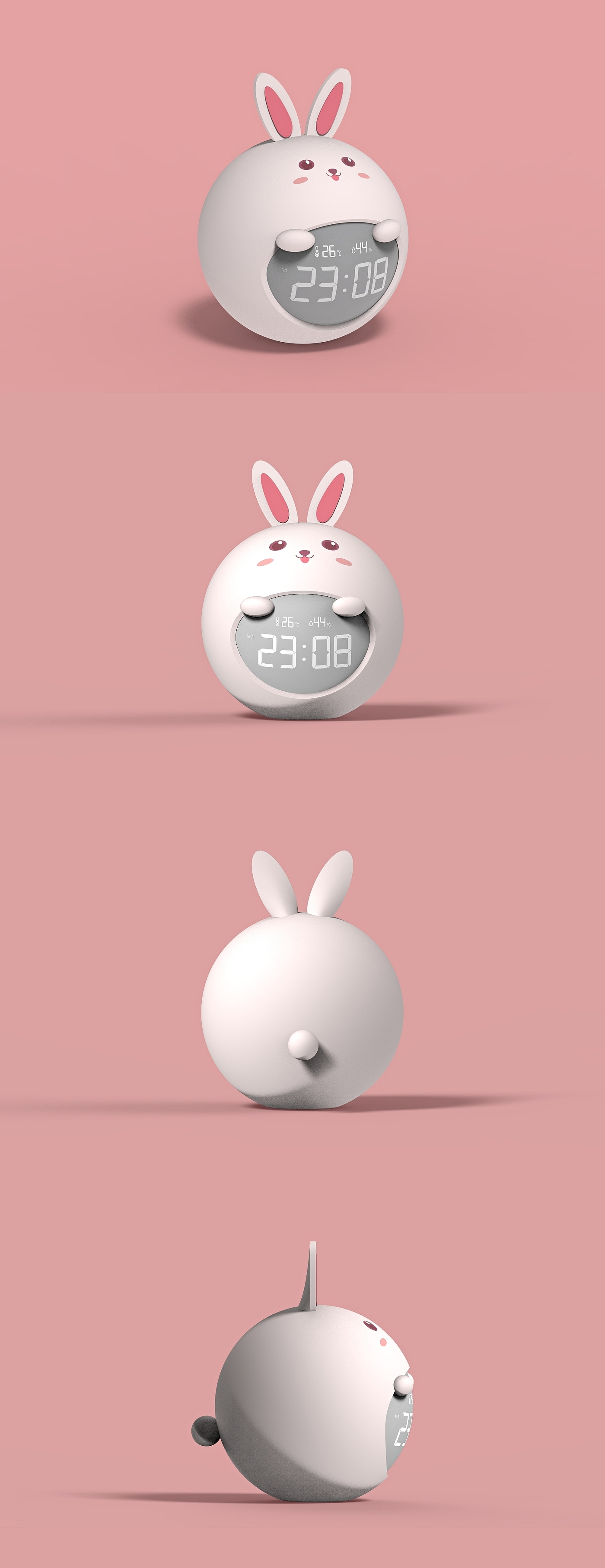 alarm clock，rabbit，