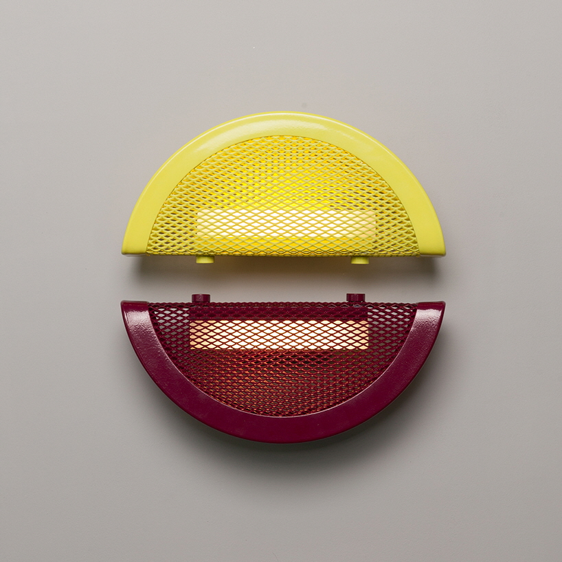 Wall lamp，Symmetrical geometry，decorate，colourful，