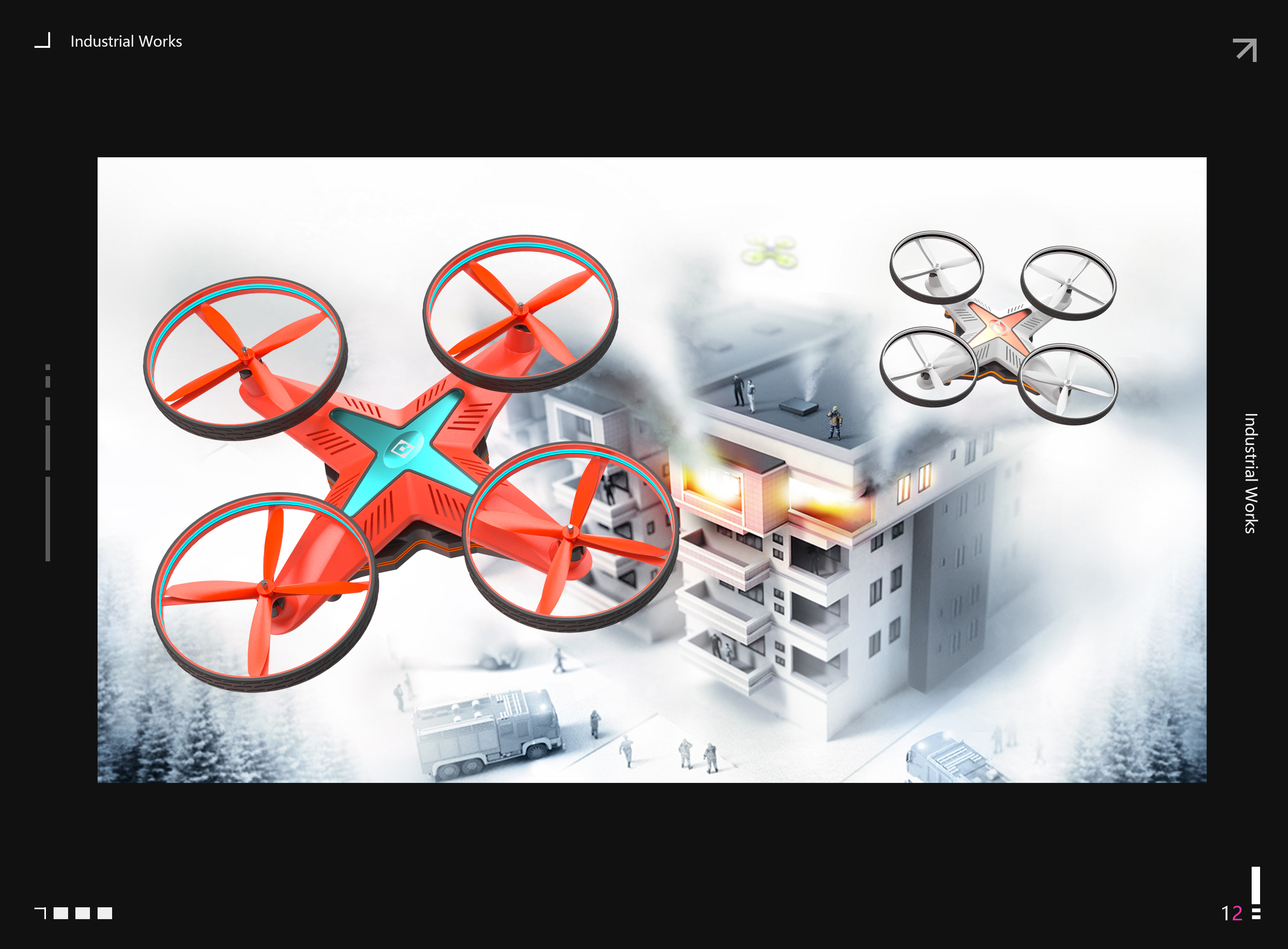 Robots, UAVs, vehicles, rescue tools, aircraft，