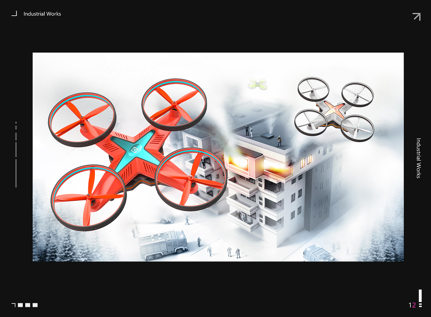 Robots, UAVs, vehicles, rescue tools, aircraft，