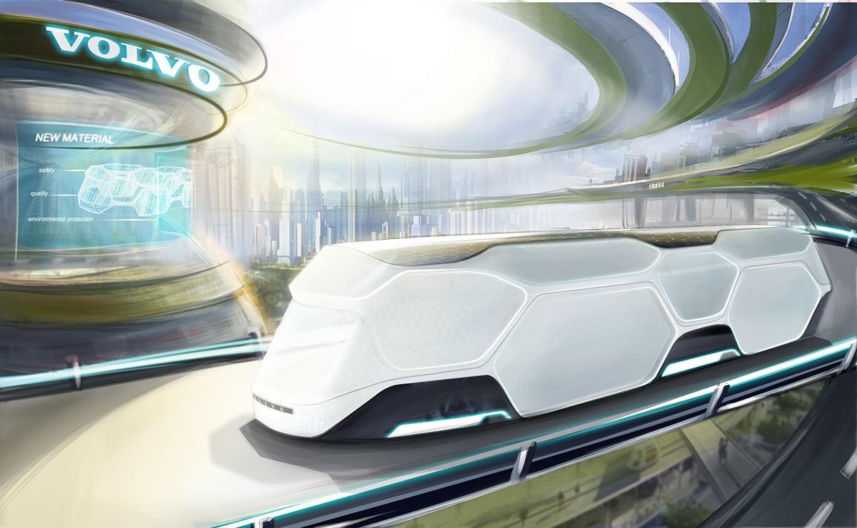 bus，volvo，two thousand and thirty-five，Industry，jennifer tian，