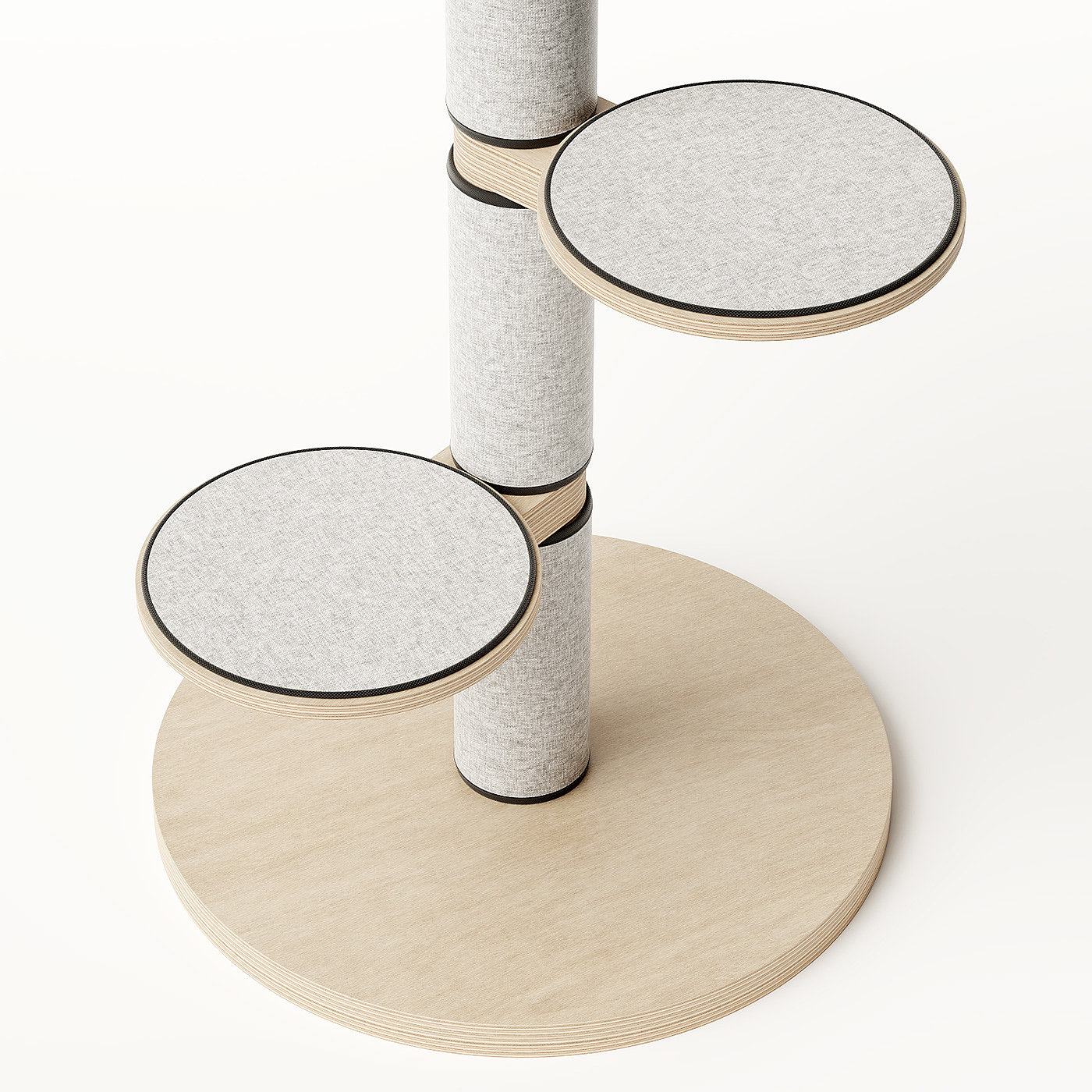 Cat tree，Gripping module，Top bed，