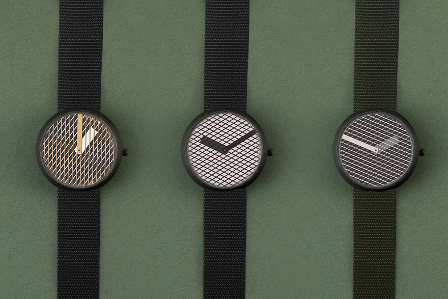 The HATCH watch，Metal disc，Catherine Stola，Create optical effects，