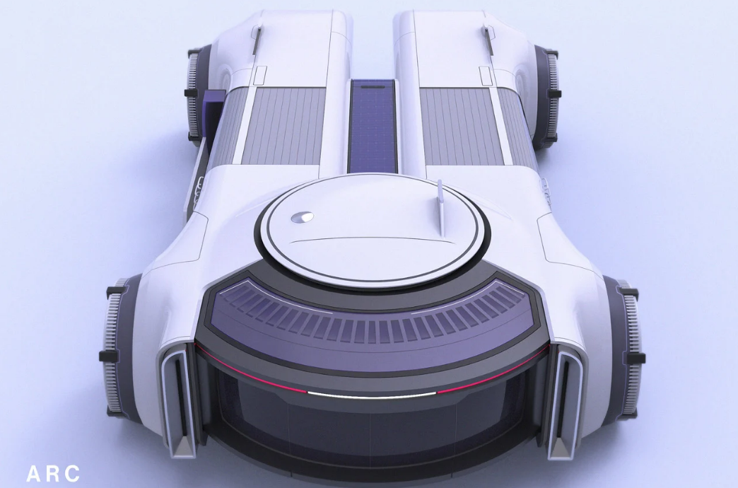 industrial design，conceptual design，Research vehicle，science fiction，High-tech，