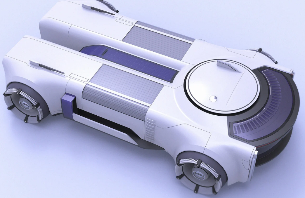 industrial design，conceptual design，Research vehicle，science fiction，High-tech，