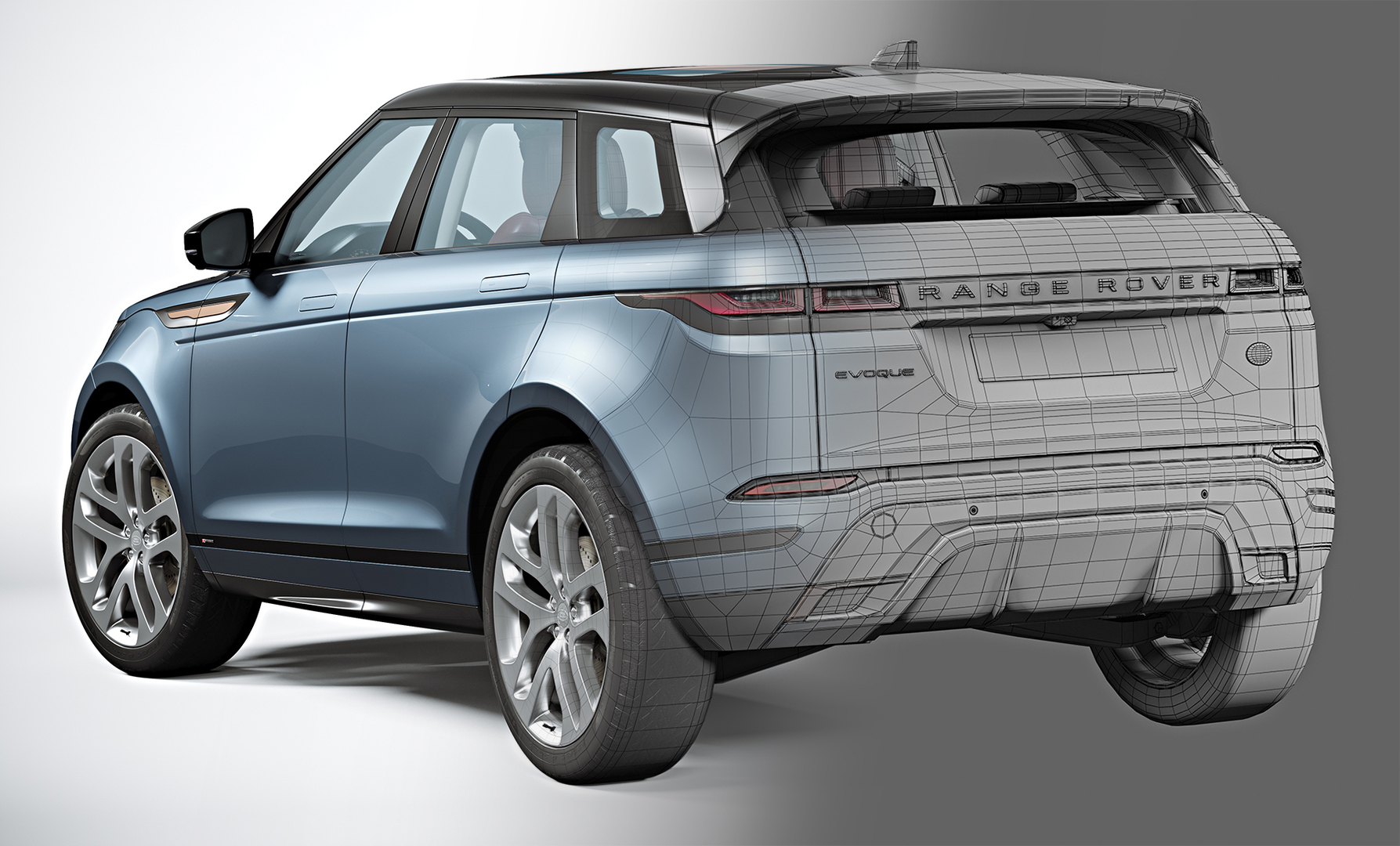 Land Rover，suv，Render，