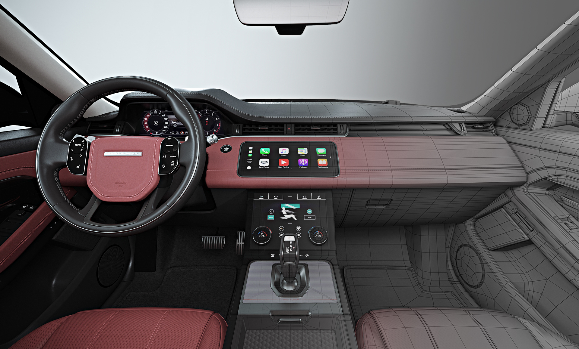 Land Rover，suv，Render，