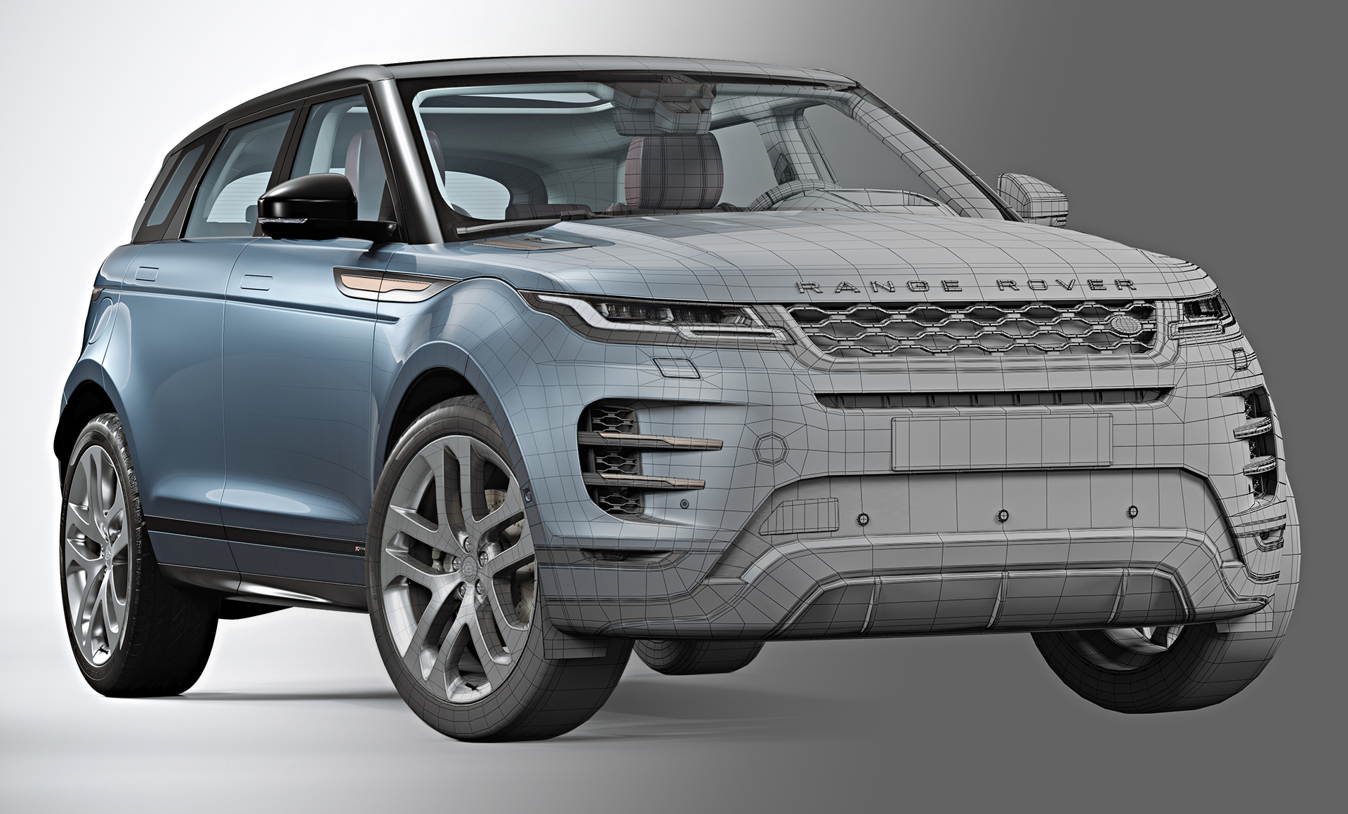 Land Rover，suv，Render，