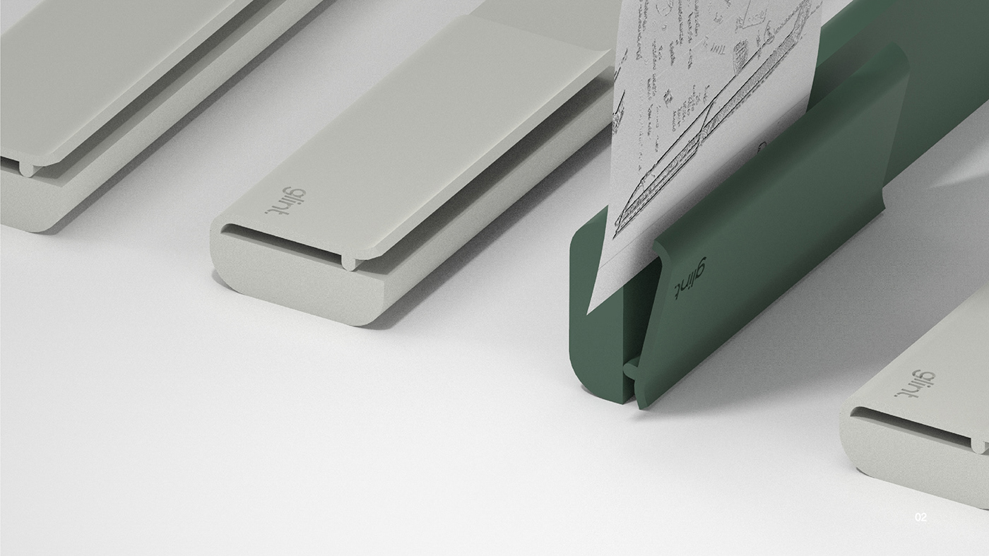 industrial design，Pen clip，product design，