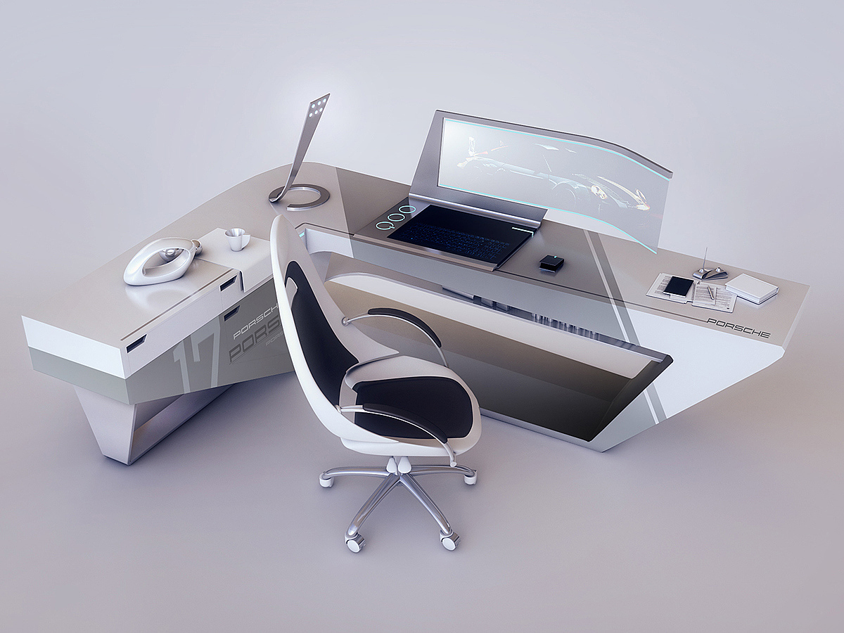 furniture，Home Furnishing，desk，modern，science and technology，