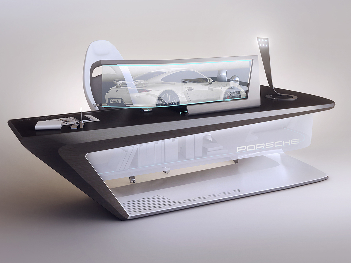 furniture，Home Furnishing，desk，modern，science and technology，