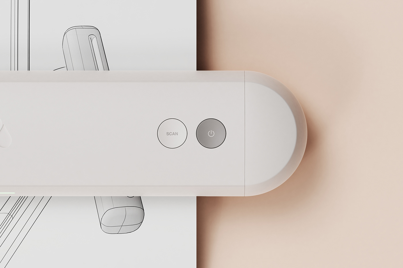 industrial design，product design，Scanner，Portable，