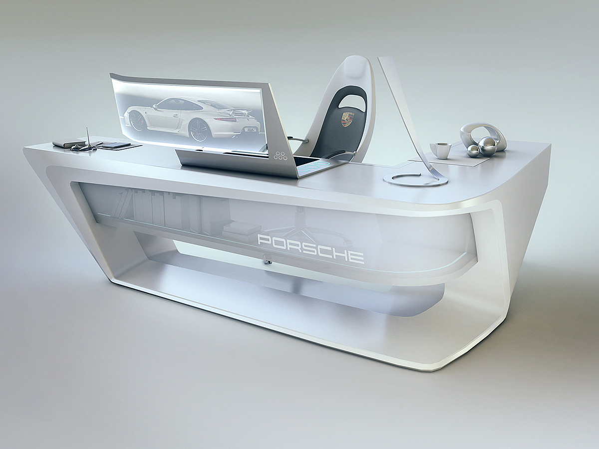 furniture，Home Furnishing，desk，modern，science and technology，