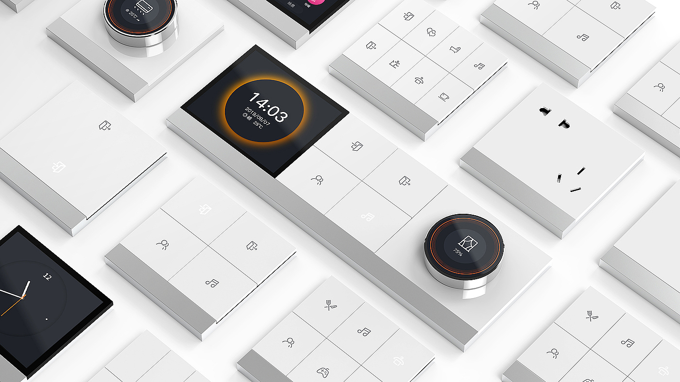 Smart home，Smart panel，Intelligent switch，