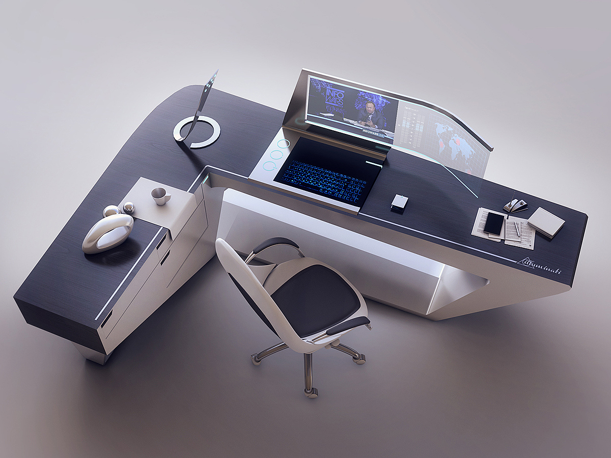 furniture，Home Furnishing，desk，modern，science and technology，