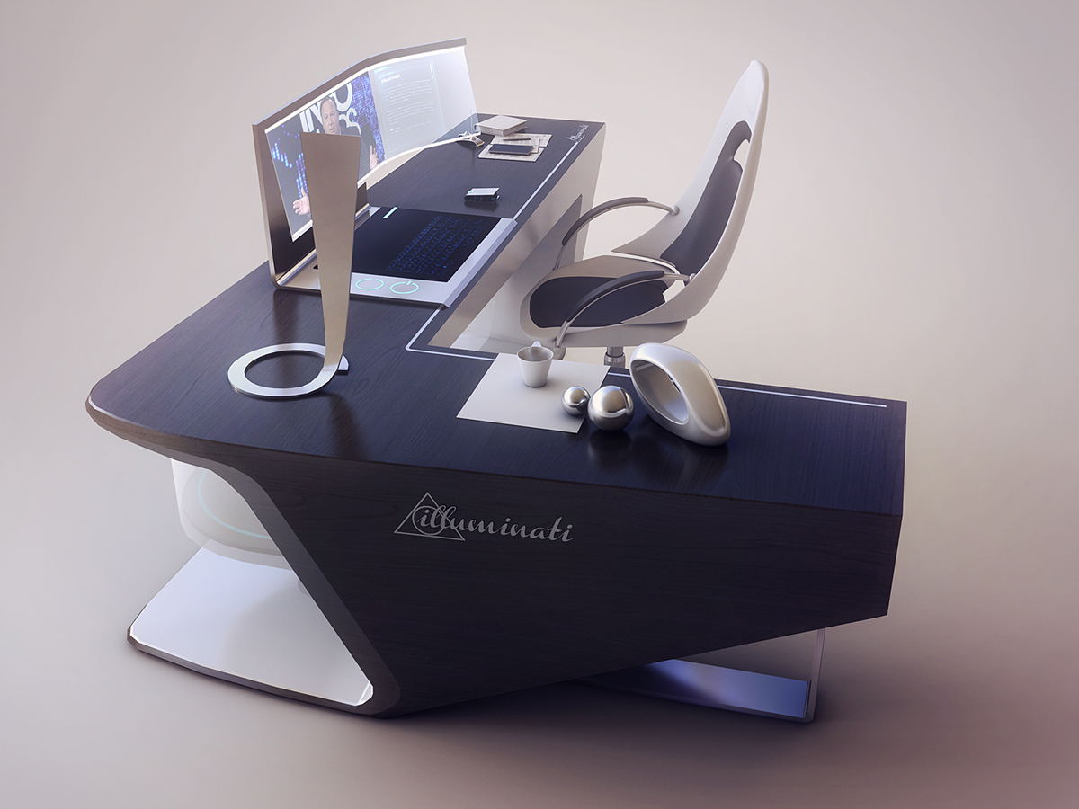 furniture，Home Furnishing，desk，modern，science and technology，