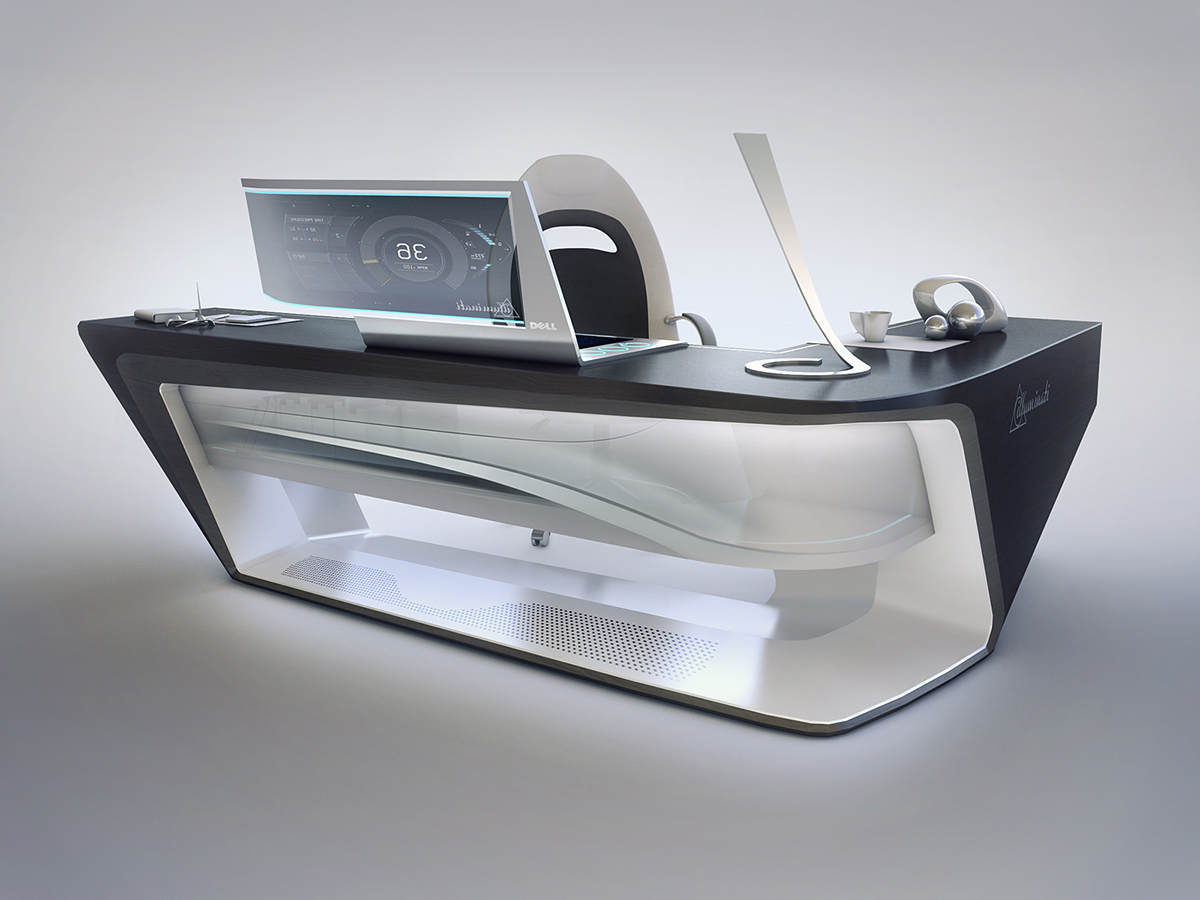 furniture，Home Furnishing，desk，modern，science and technology，