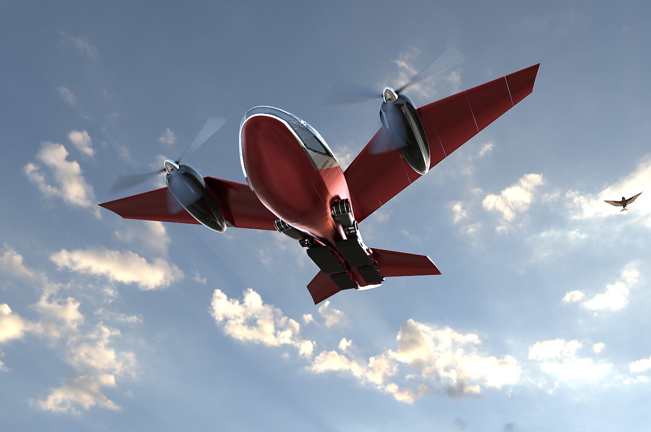 Aerocraft，science fiction，bird，originality，Concept aircraft，Electric aircraft，